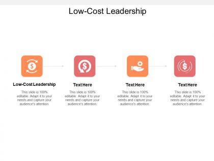 Low cost leadership ppt powerpoint presentation ideas template cpb