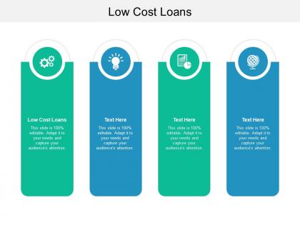 Low cost loans ppt powerpoint presentation model images cpb