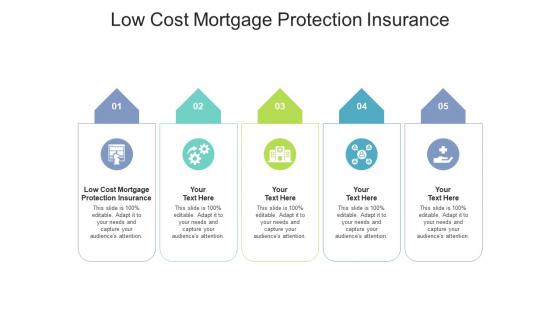 Low cost mortgage protection insurance ppt powerpoint presentation ideas shapes cpb