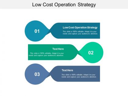Low cost operation strategy ppt powerpoint presentation inspiration graphics cpb
