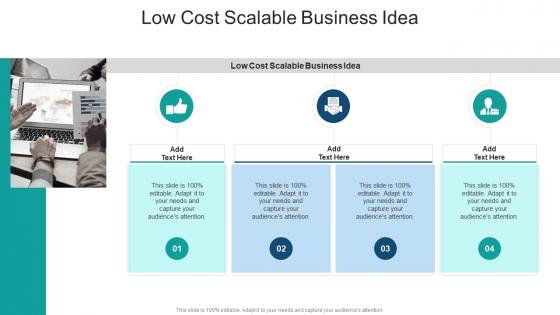 Low Cost Scalable Business Idea In Powerpoint And Google Slides Cpb