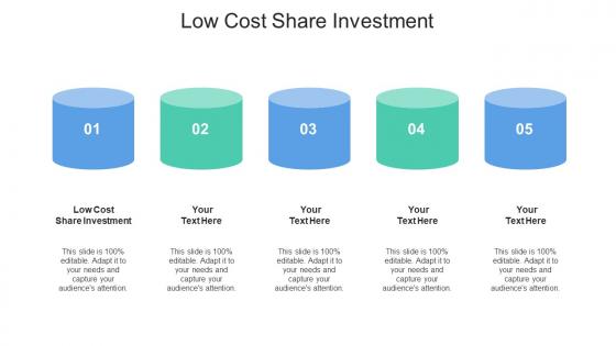 Low cost share investment ppt powerpoint presentation summary design ideas cpb