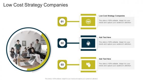 Low Cost Strategy Companies In Powerpoint And Google Slides Cpb
