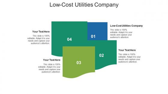 Low cost utilities company ppt powerpoint presentation gallery file formats cpb