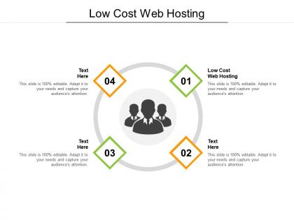 Low cost web hosting ppt powerpoint presentation slides tips cpb