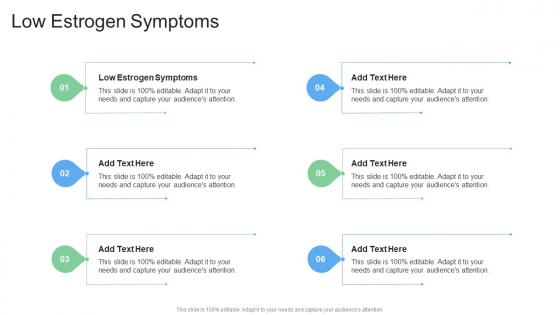 Low Estrogen Symptoms In Powerpoint And Google Slides Cpb