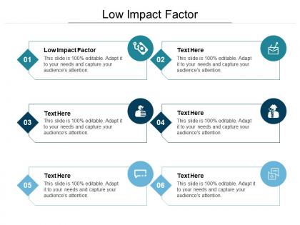 Low impact factor ppt powerpoint presentation file portfolio cpb