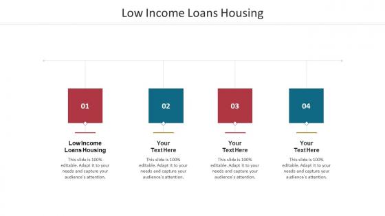 Low income loans housing ppt powerpoint presentation gallery show cpb