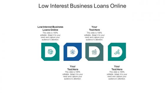 Low interest business loans online ppt powerpoint presentation portfolio samples cpb