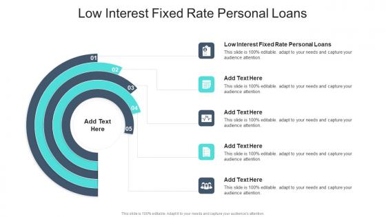 Low Interest Fixed Rate Personal Loans In Powerpoint And Google Slides Cpb