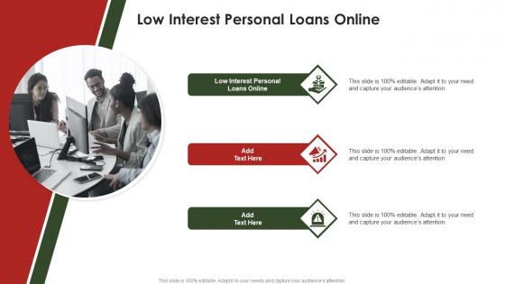 Low Interest Personal Loans Online In Powerpoint And Google Slides Cpb