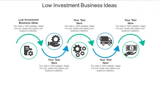 Low investment business ideas ppt powerpoint presentation gallery styles cpb