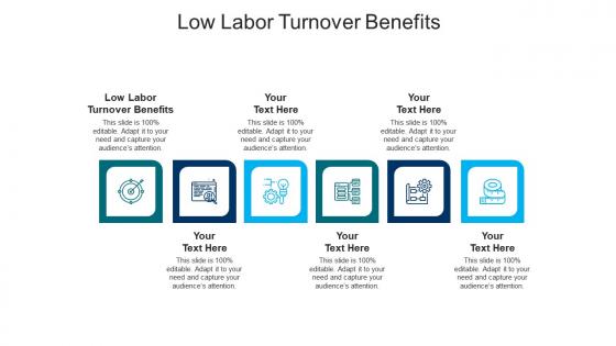 Low labor turnover benefits ppt powerpoint presentation guide cpb