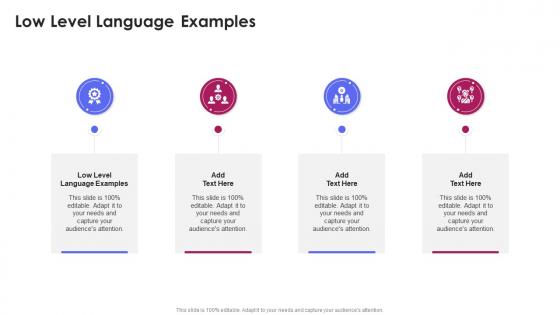 Low Level Language Examples In Powerpoint And Google Slides Cpb