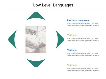 Low level languages ppt powerpoint presentation show icon cpb
