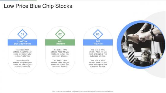 Low Price Blue Chip Stocks In Powerpoint And Google Slides Cpb