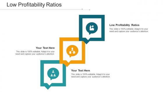 Low Profitability Ratios Ppt Powerpoint Presentation Slides Graphics Tutorials Cpb