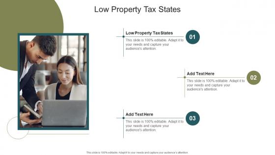 Low Property Tax States In Powerpoint And Google Slides Cpb