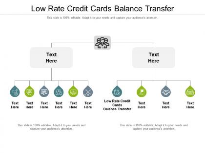 Low rate credit cards balance transfer ppt powerpoint presentation ideas smartart cpb