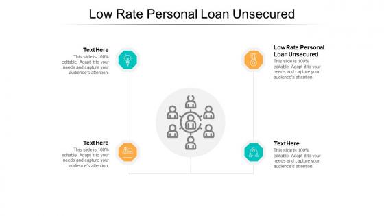 Low rate personal loan unsecured ppt powerpoint presentation pictures visual aids cpb