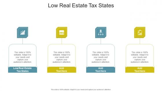 Low Real Estate Tax States In Powerpoint And Google Slides Cpb