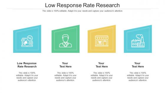 Low response rate research ppt powerpoint presentation icon good cpb