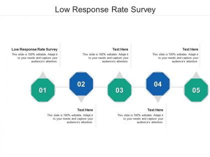 Low response rate survey ppt powerpoint presentation styles icons cpb
