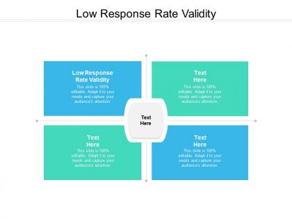 Low response rate validity ppt powerpoint presentation inspiration designs cpb