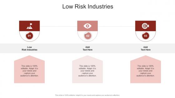 Low Risk Industries In Powerpoint And Google Slides Cpb