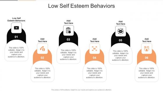 Low Self Esteem Behaviors In Powerpoint And Google Slides Cpb