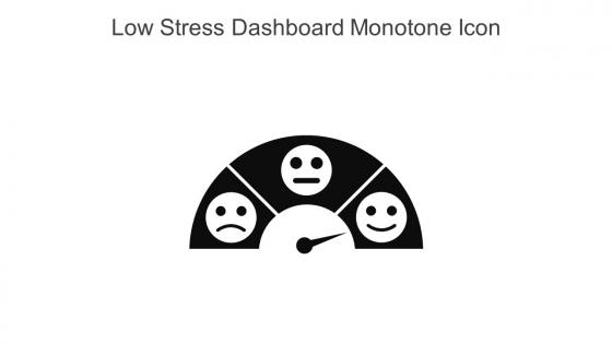 Low Stress Dashboard Monotone Icon In Powerpoint Pptx Png And Editable Eps Format