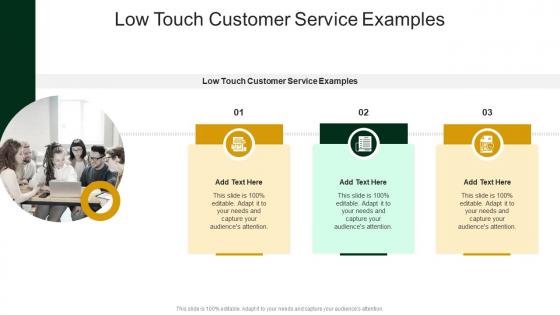 Low Touch Customer Service Examples In Powerpoint And Google Slides Cpb