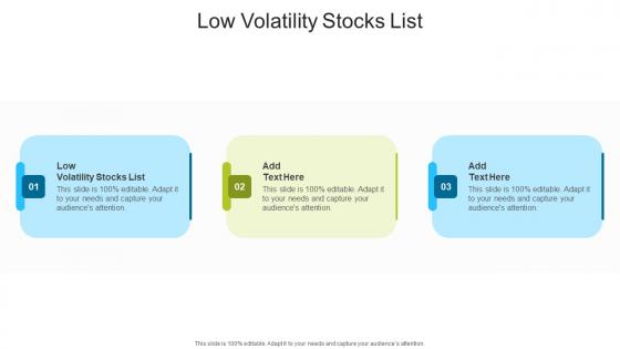 Low Volatility Stocks List In Powerpoint And Google Slides Cpb
