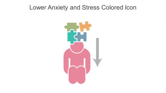 Lower Anxiety And Stress Colored Icon In Powerpoint Pptx Png And Editable Eps Format