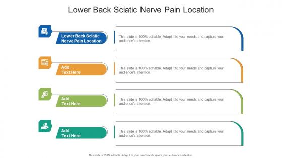 Lower Back Sciatic Nerve Pain Location In Powerpoint And Google Slides Cpb
