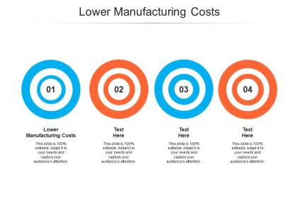 Lower manufacturing costs ppt powerpoint presentation layouts slide portrait cpb
