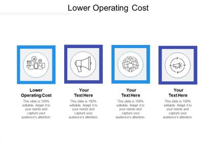 Lower operating cost ppt powerpoint presentation ideas structure cpb