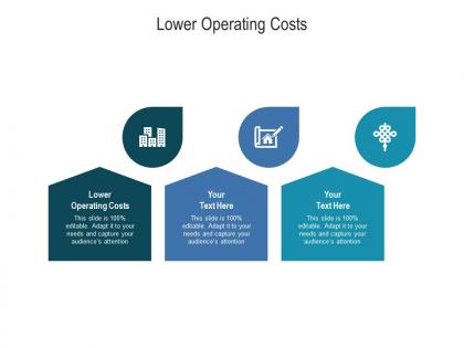Lower operating costs ppt powerpoint presentation portfolio slide download cpb