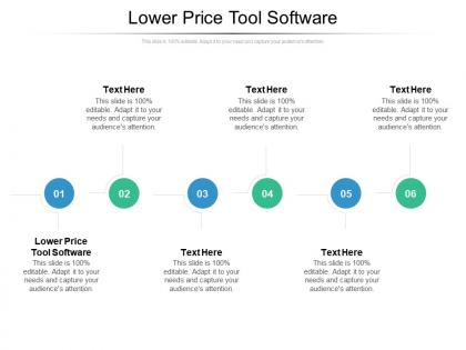 Lower price tool software ppt powerpoint presentation layouts slide portrait cpb