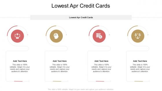 Lowest Apr Credit Cards In Powerpoint And Google Slides Cpb