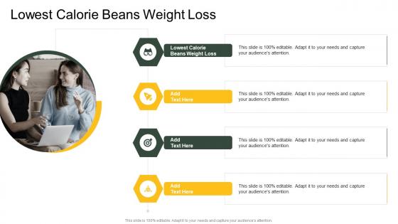 Lowest Calorie Beans Weight Loss In Powerpoint And Google Slides Cpb