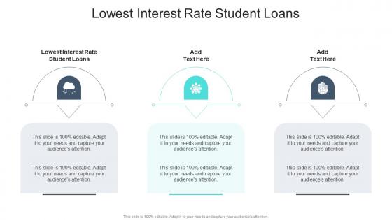 Lowest Interest Rate Student Loans In Powerpoint And Google Slides Cpb