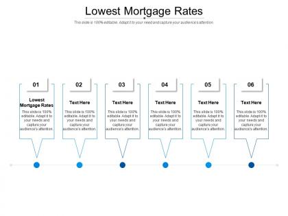 Lowest mortgage rates ppt powerpoint presentation model background designs cpb