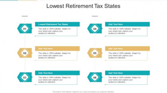 Lowest Retirement Tax States In Powerpoint And Google Slides Cpb
