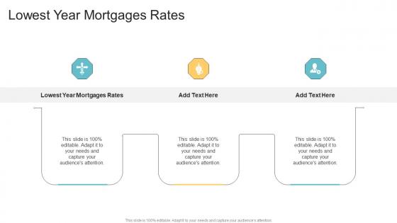 Lowest Year Mortgages Rates In Powerpoint And Google Slides Cpb