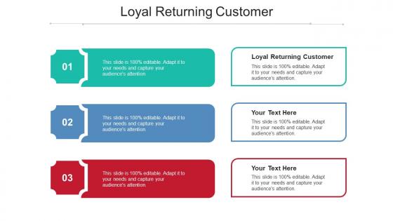 Loyal Returning Customer Ppt Powerpoint Presentation Design Templates Cpb