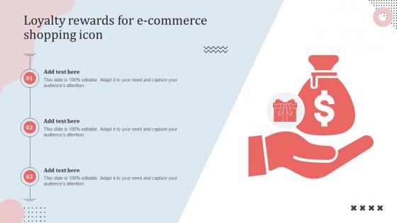 Loyalty Rewards For E Commerce Shopping Icon