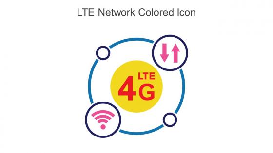 LTE Network Colored Icon In Powerpoint Pptx Png And Editable Eps Format