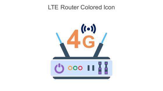 LTE Router Colored Icon In Powerpoint Pptx Png And Editable Eps Format