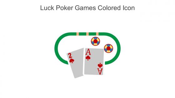 Luck Poker Games Colored Icon In Powerpoint Pptx Png And Editable Eps Format